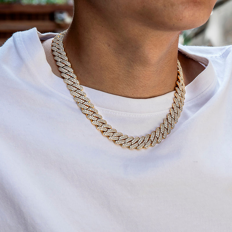 PREMIUM 12mm Cuban Chain - 24K Gold