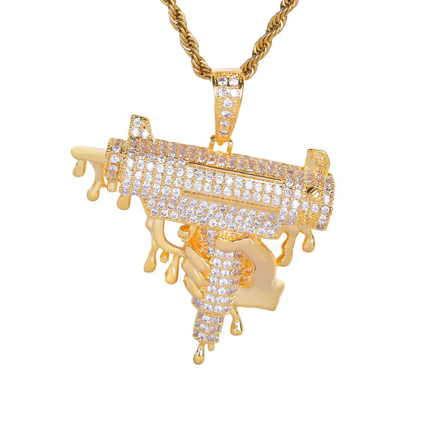 Colgante UZI 18K Iced Out