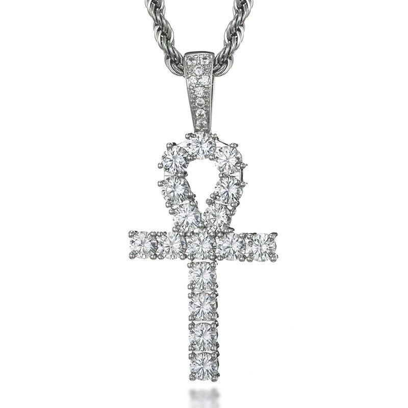 Ankh Cross + Rope Chain