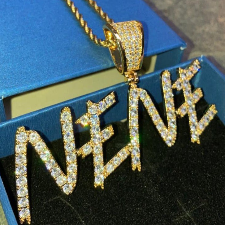 Personalized Pendant + Rope Chain