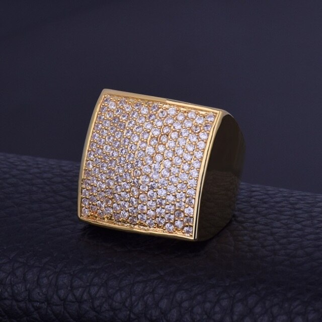 Full Iced 18K Ring