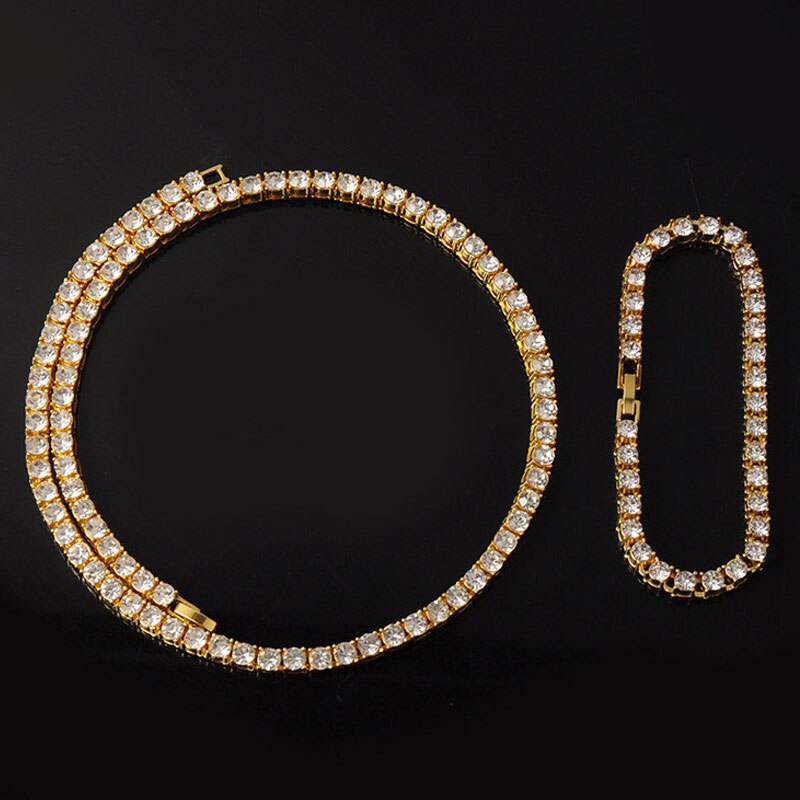 Chain + Tennis Bracelet
