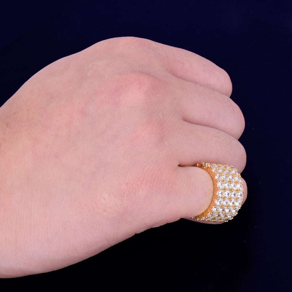 Diamonds ring 4 rows