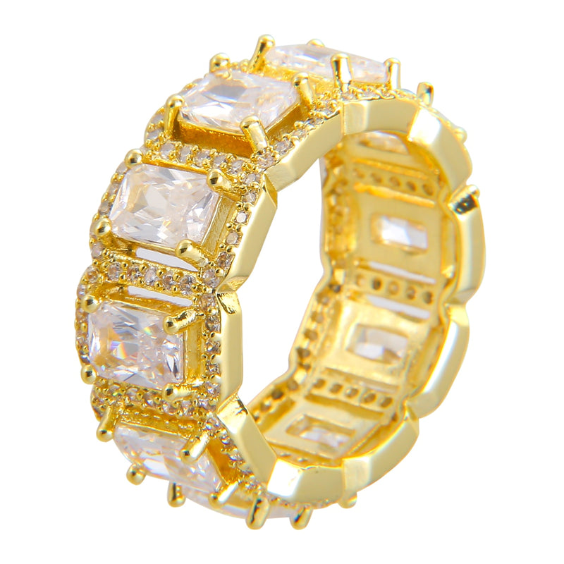 Anillo Diamonds in Row 24K