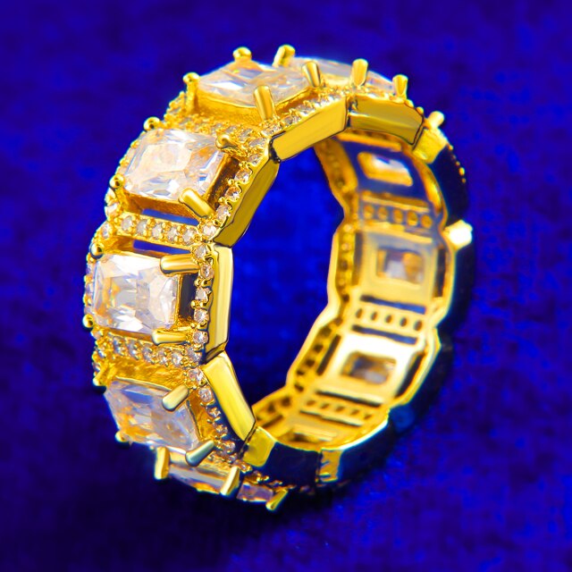 Anillo Diamonds in Row 24K